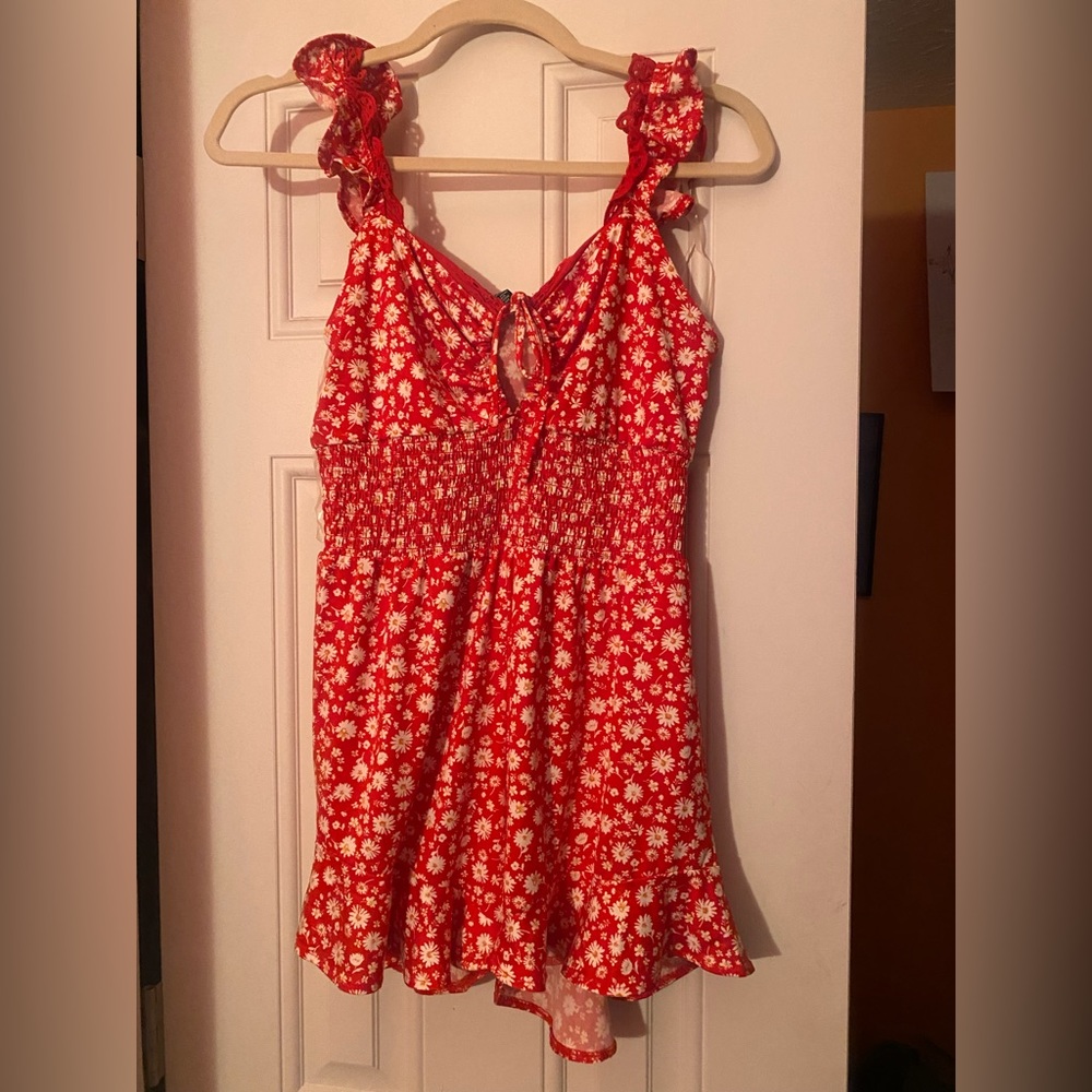 Medium Daisy print romper